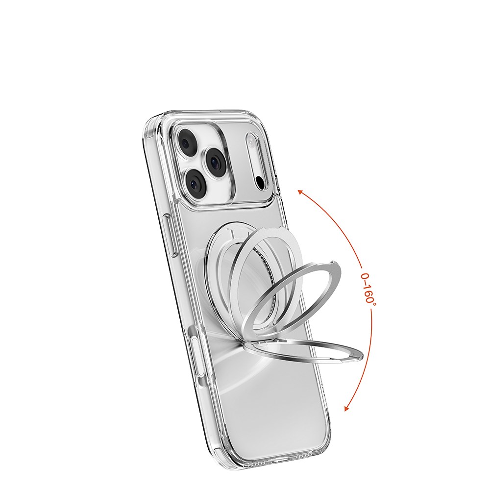 Apple iPhone 17 Pro Max Kılıf M-safe Şarj Özellikli Standlı Airbag Tasarımlı Mutural Fresh Serisi Kapak