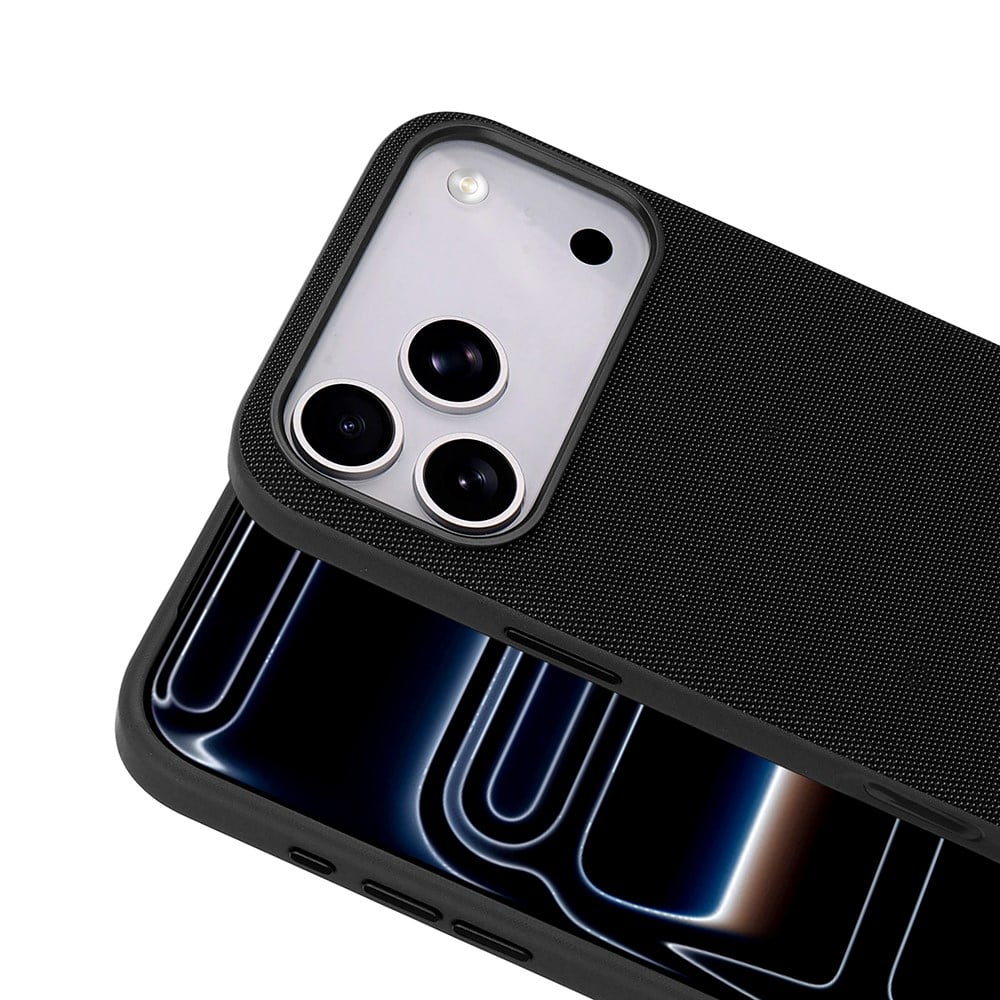 Apple iPhone 17 Pro Max Kılıf M-Safe Şarj Özellikli Kumaş Tasarımlı Zore Miami Sert PC Kapak