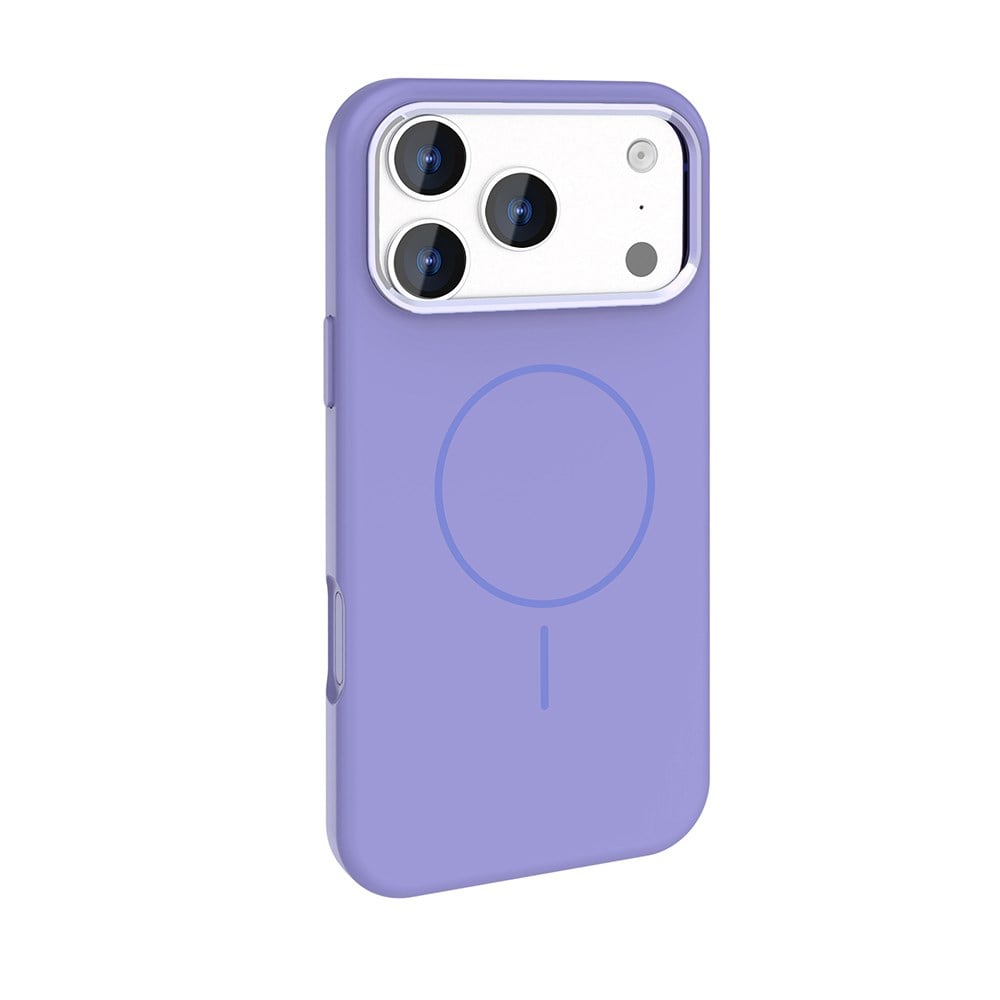 Apple iPhone 17 Pro Max Kılıf M-Safe Şarj Özellikli Metal Kamera Çerçeveli Zore Edi Silikon Kapak