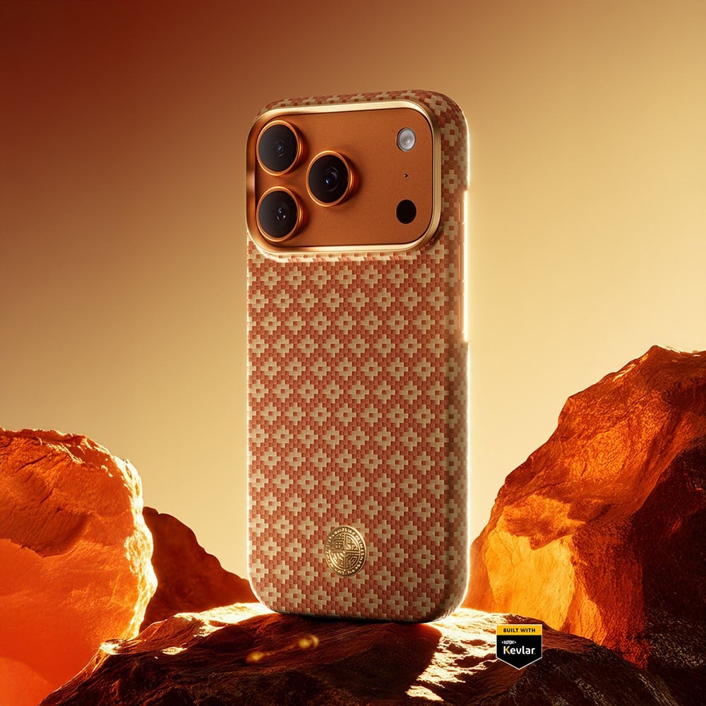 Apple iPhone 17 Pro Max Kılıf M-Safe Şarj Özellikli Benks ArmorAir ArmorGrid Serisi Kevlar Kapak