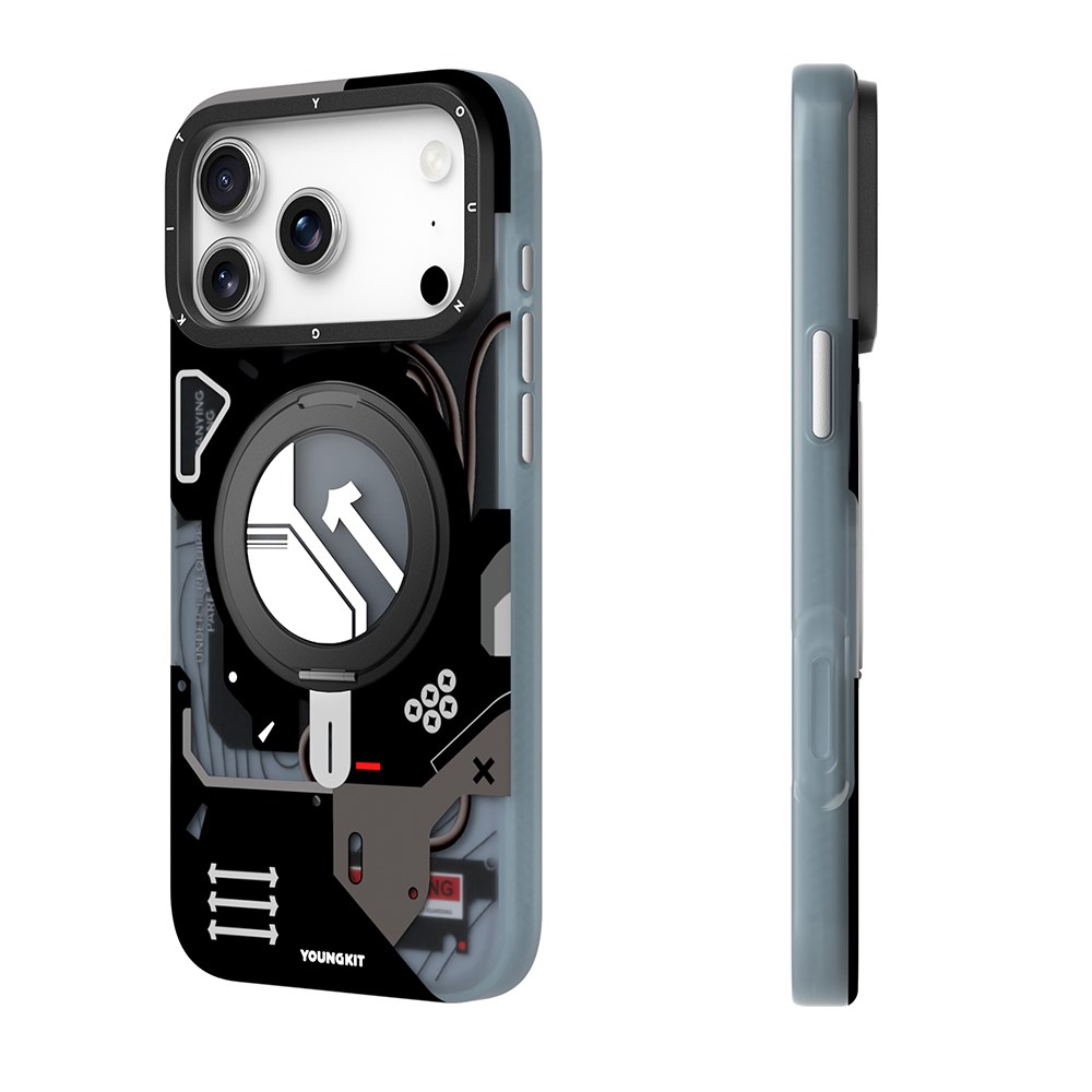 Apple iPhone 17 Pro Max Kılıf M-safe Şarj Özellikli Youngkit Starship Serisi Kapak