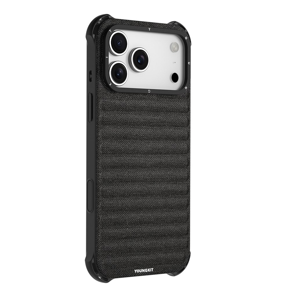 Apple iPhone 17 Pro Max Kılıf M-safe Şarj Özellikli Youngkit Canvas Serisi Kapak