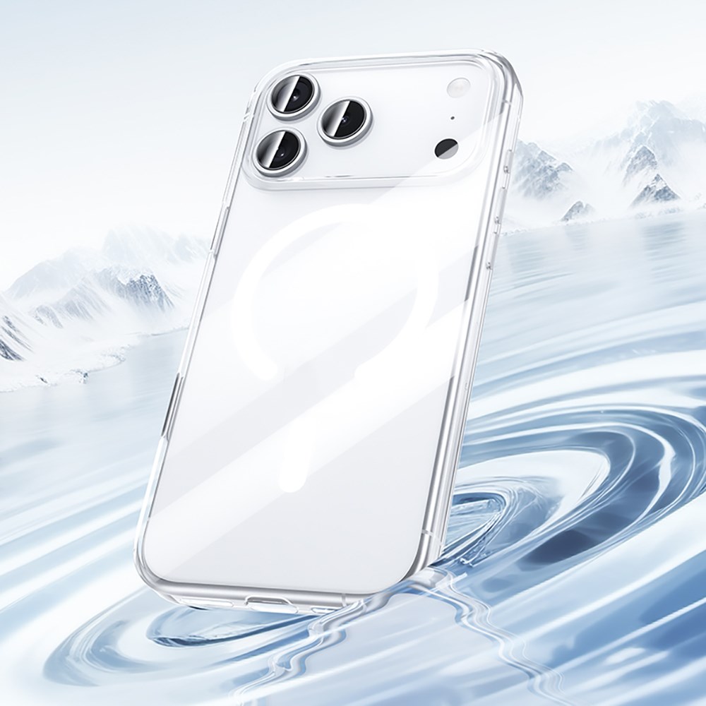 Apple iPhone 17 Pro Max Kılıf M-safe Şarj Özellikli Benks ​​​​​​Crystal Serisi Şeffaf Kapak