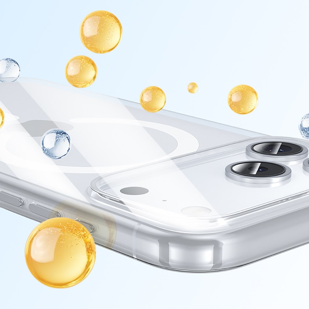 Apple iPhone 17 Pro Max Kılıf M-safe Şarj Özellikli Benks ​​​​​​Crystal Serisi Şeffaf Kapak