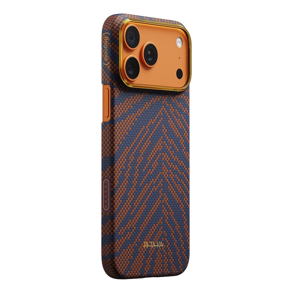 Apple iPhone 17 Pro Max Kılıf M-safe Şarj Özellikli Aramid Fiber Pitaka Breath of Veins Serisi Kapak