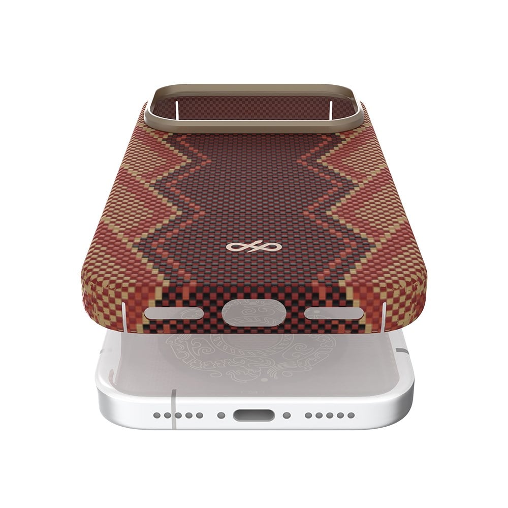 Apple iPhone 17 Pro Max Kılıf M-safe Şarj Özellikli Raptic Aramid Skin Bionic Serisi Kapak