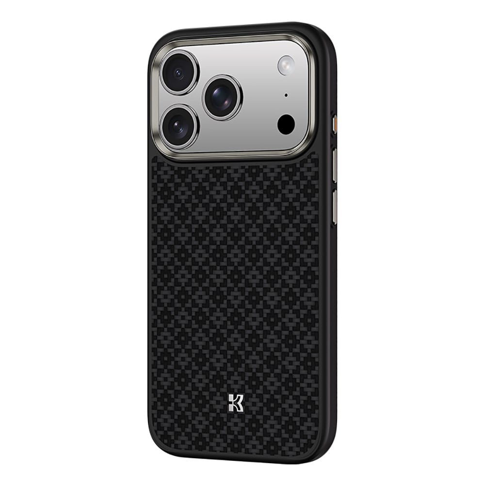 Apple iPhone 17 Pro Max Kılıf M-Safe Şarj Özellikli Benks ArmorPro ArmorGrid Serisi Kevlar Kapak