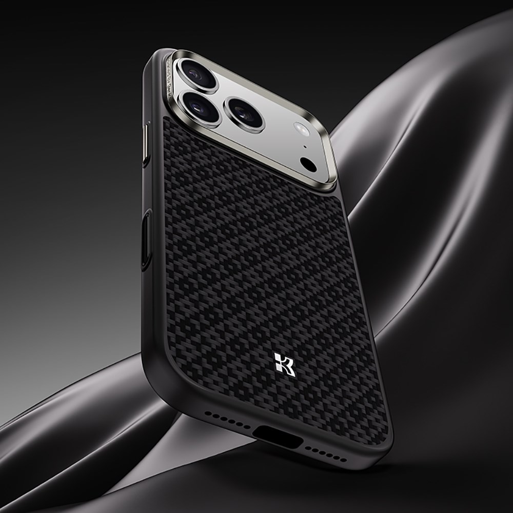 Apple iPhone 17 Pro Max Kılıf M-Safe Şarj Özellikli Benks ArmorPro ArmorGrid Serisi Kevlar Kapak