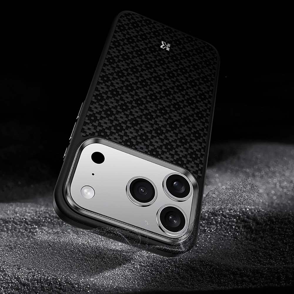 Apple iPhone 17 Pro Max Kılıf M-Safe Şarj Özellikli Benks ArmorPro ArmorGrid Serisi Kevlar Kapak