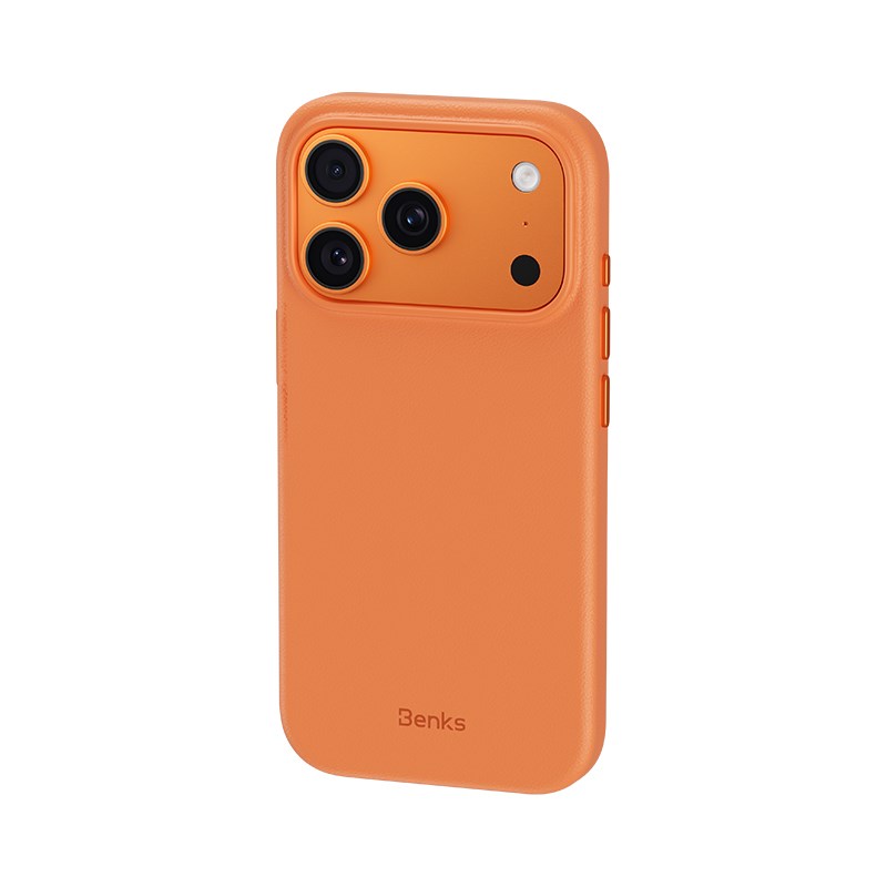 Apple iPhone 17 Pro Max Kılıf M-safe Şarj Özellikli Çizilmeye Dayanıklı Benks VitaPro Serisi PU Deri Kapak