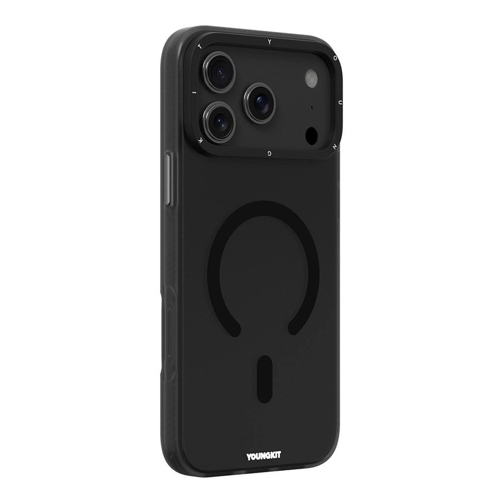 Apple iPhone 17 Pro Max Kılıf M-safe Şarj Özellikli Youngkit Hidden Sand Serisi Kapak