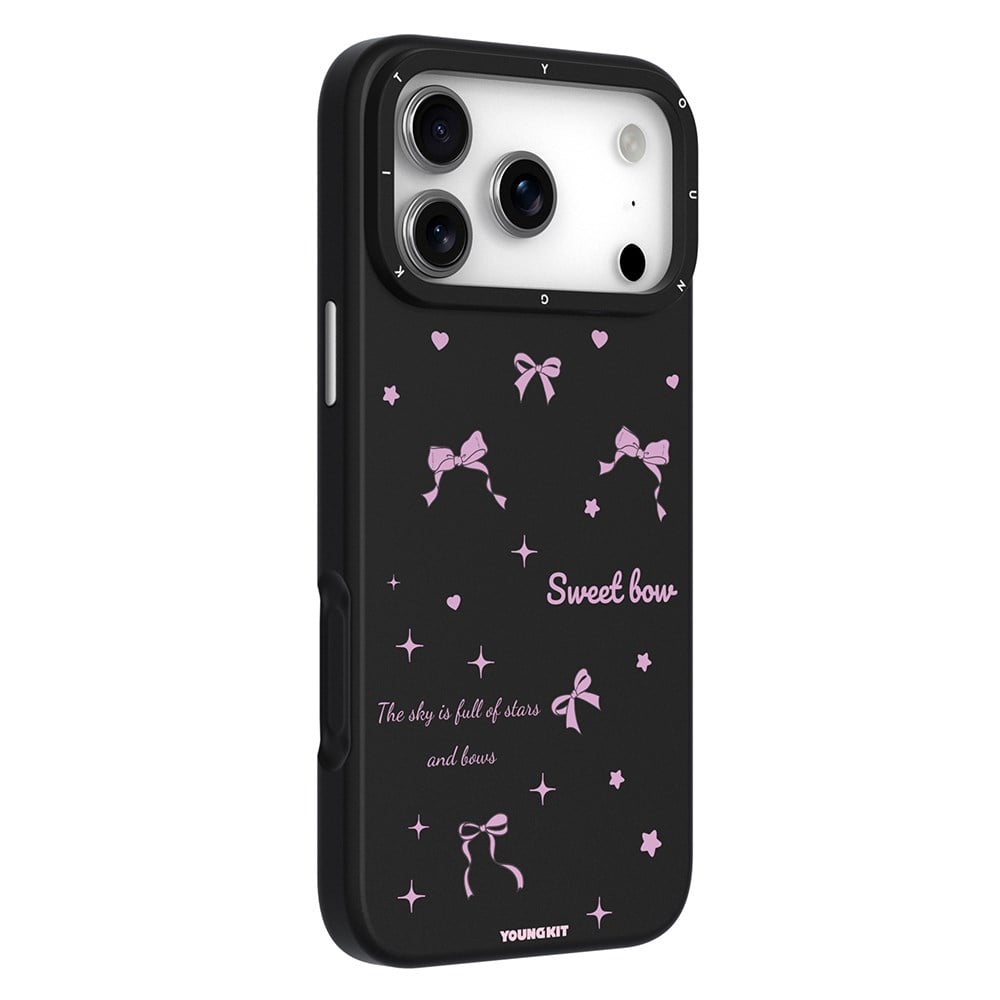 Apple iPhone 17 Pro Max Kılıf M-Safe Şarj Özellikli Airbagli Çift Katmanlı Youngkit Sweathart Serisi Kapak