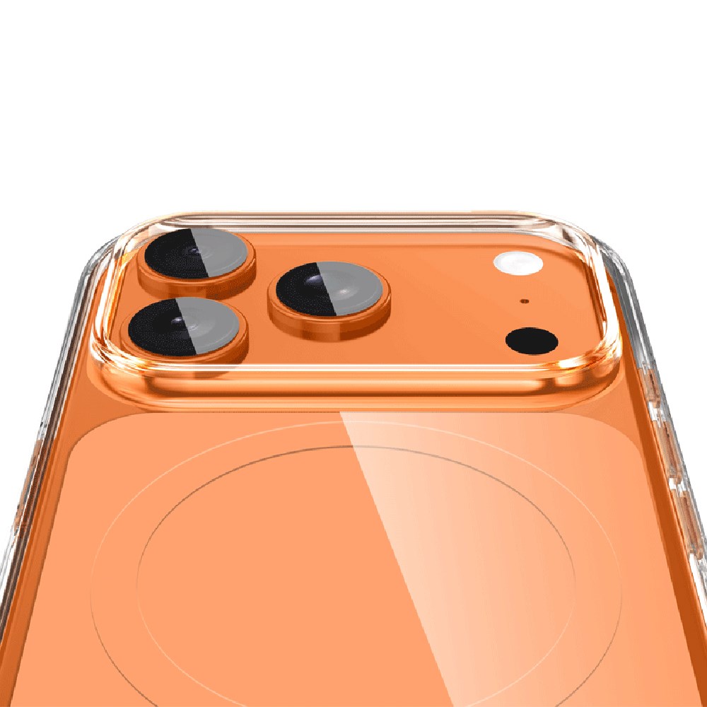 Apple iPhone 17 Pro Max Kılıf M-safe Şarj Özellikli Şeffaf Tasarımlı Wlons Apel Kapak