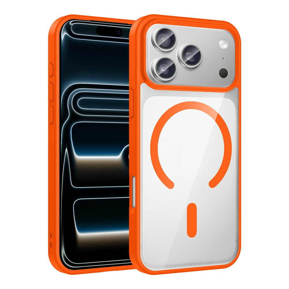 Apple iPhone 17 Pro Max Kılıf M-safe Wireless Şarj Özellikli Silikon Zore Ege Kapak