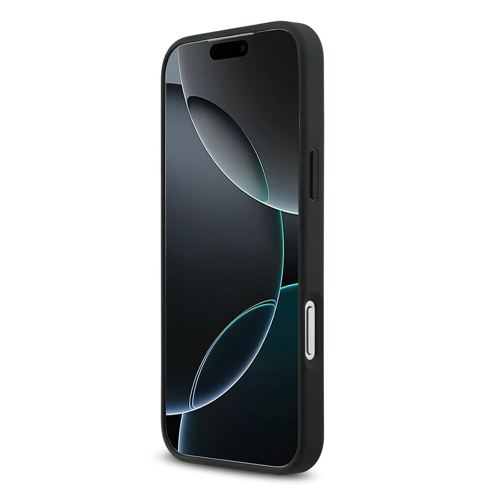 Apple iPhone 17 Pro Max Kılıf Mercedes Benz Orjinal Lisanslı M-safe Şarj Özellikli Dokulu Desenli Deri Kapak