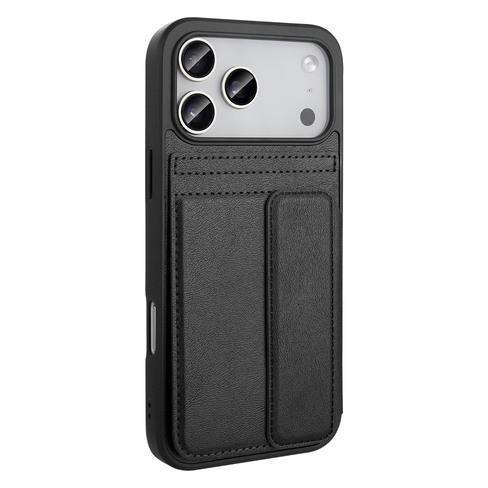Apple iPhone 17 Pro Max Kılıf PU Deri Kartlıklı Zore Sevilla Kapak
