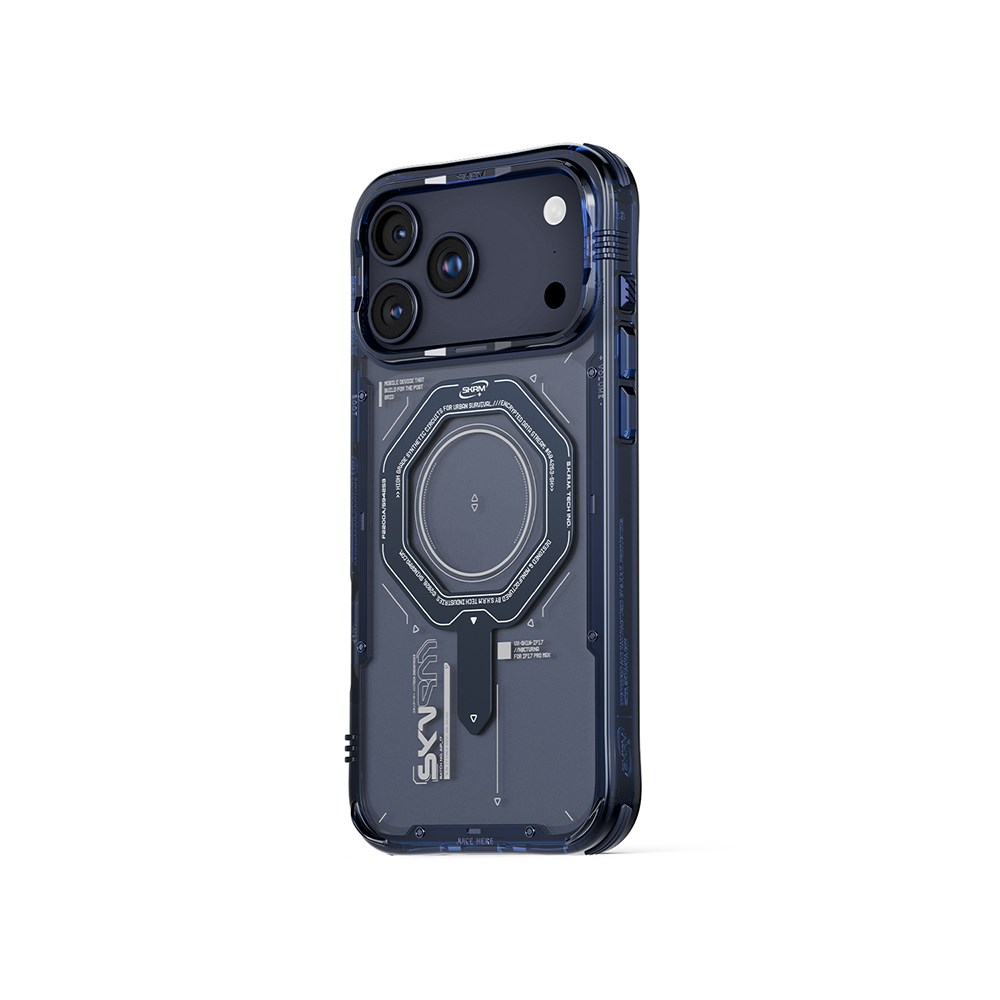 Apple iPhone 17 Pro Max Kılıf SkinArma M-safe Şarj Özellikli Airbag Tasarımlı Magma Kapak