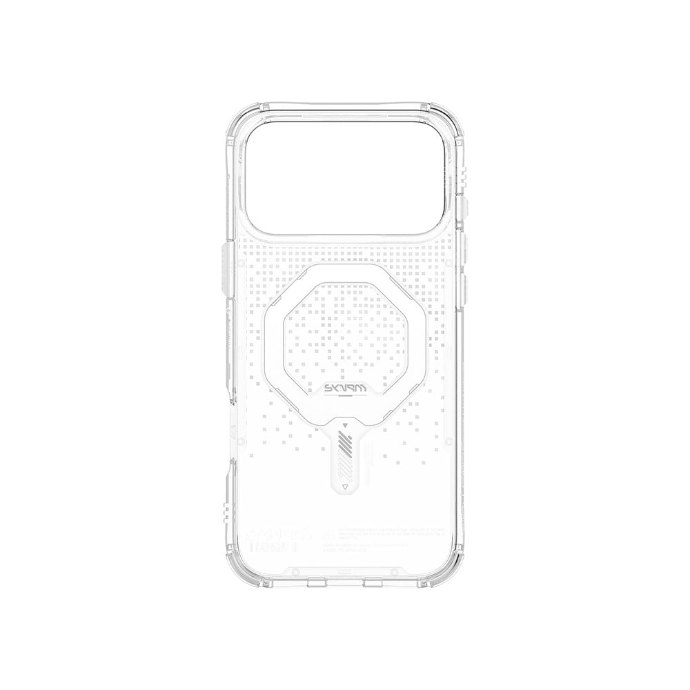 Apple iPhone 17 Pro Max Kılıf Skinarma M-Safe Şarj Özellikli IML Baskılı Holografik MYST Kapak