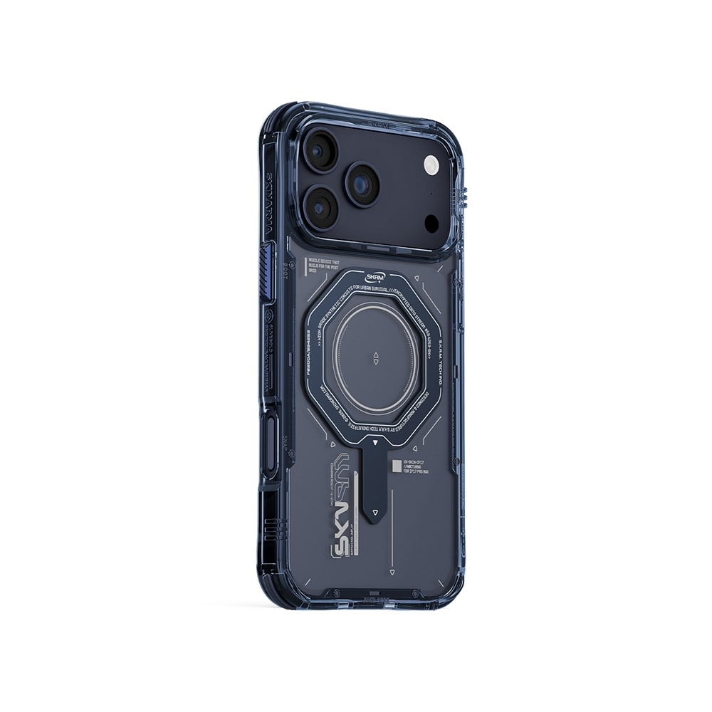Apple iPhone 17 Pro Max Kılıf SkinArma M-safe Şarj Özellikli Airbag Tasarımlı Magma Kapak