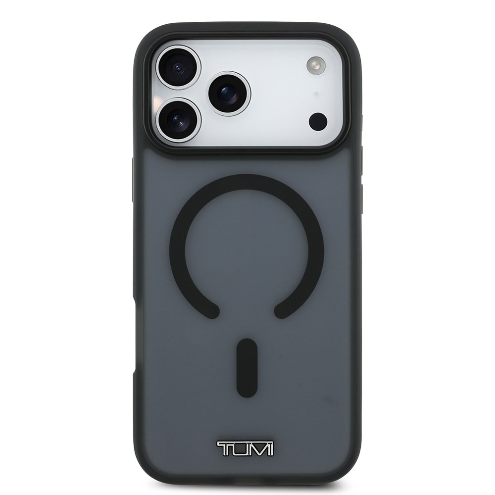 Apple iPhone 17 Pro Max Kılıf TUMI Orjinal Lisanslı M-safe Şarj Özellikli Buzlu Transparan Kapak