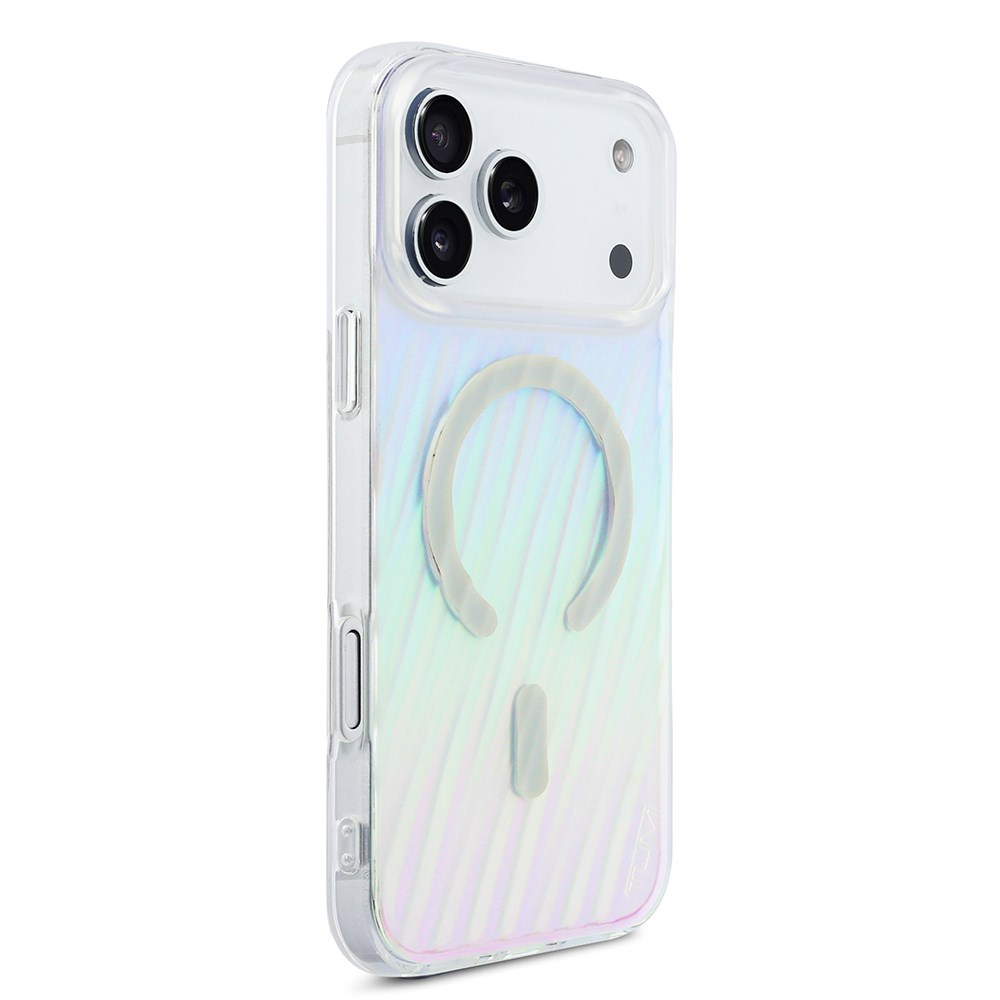 Apple iPhone 17 Pro Max Kılıf TUMI Orjinal Lisanslı M-safe Şarj Özellikli Transparan Kapak