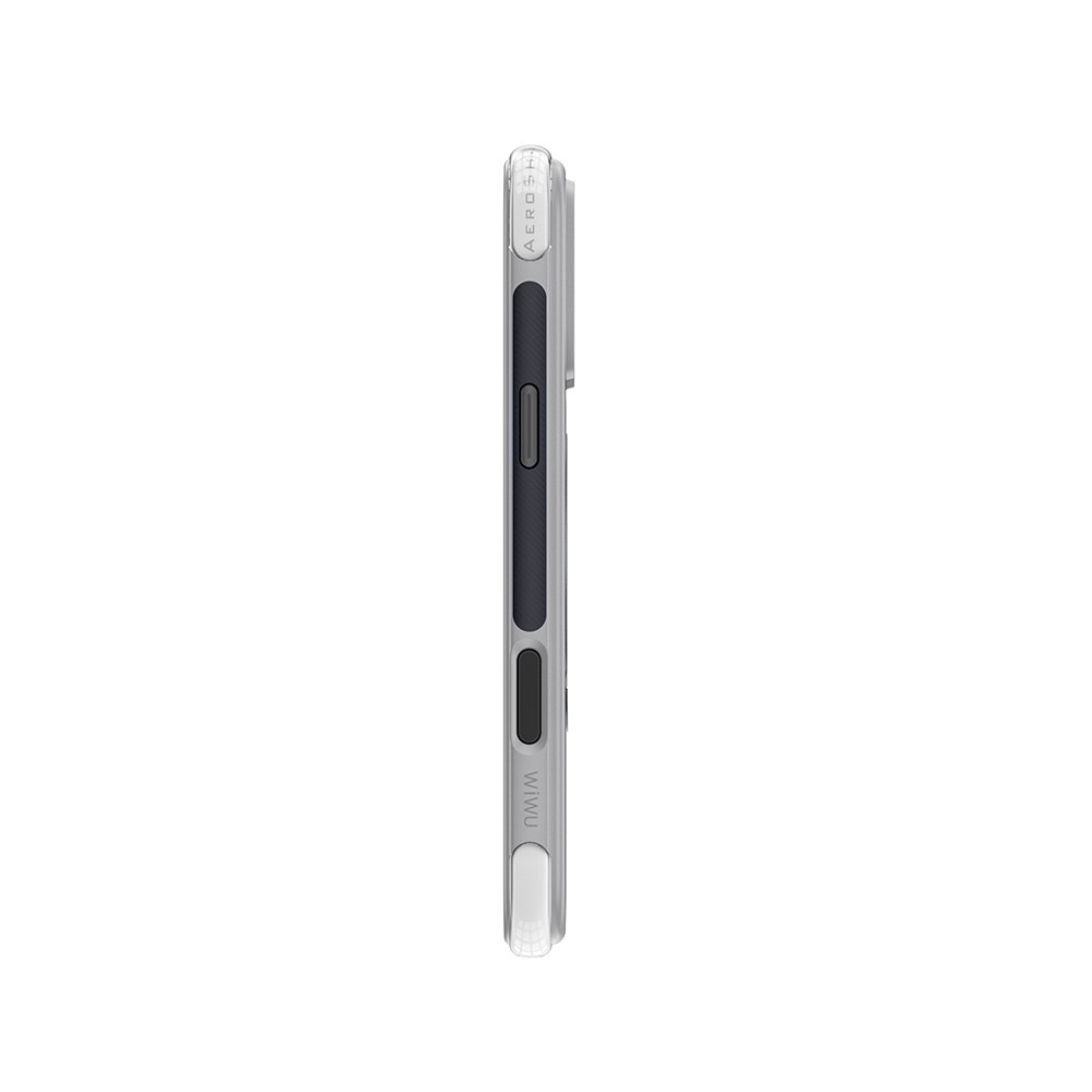 Apple iPhone 17 Pro Max Kılıf Wiwu AS-203 AeroShield Ultra Serisi M-safe Şarj Özellikli Airbag Tasarımlı Standlı Kapak