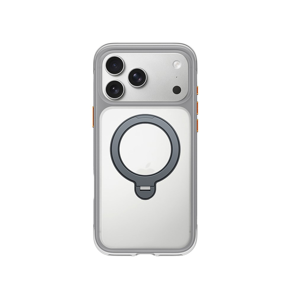 Apple iPhone 17 Pro Max Kılıf Wiwu AS-203 AeroShield Ultra Serisi M-safe Şarj Özellikli Airbag Tasarımlı Standlı Kapak