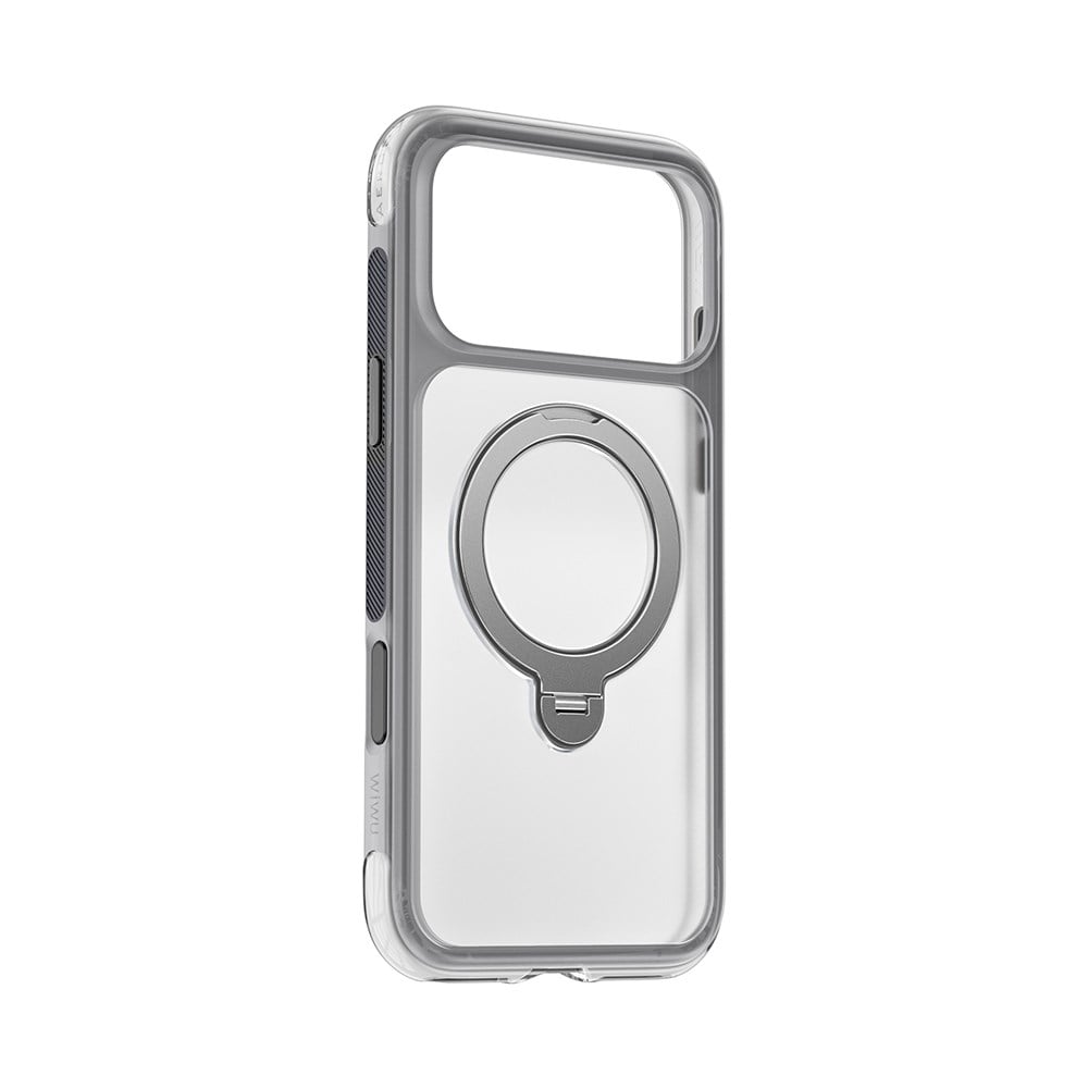 Apple iPhone 17 Pro Max Kılıf Wiwu AS-203 AeroShield Ultra Serisi M-safe Şarj Özellikli Airbag Tasarımlı Standlı Kapak