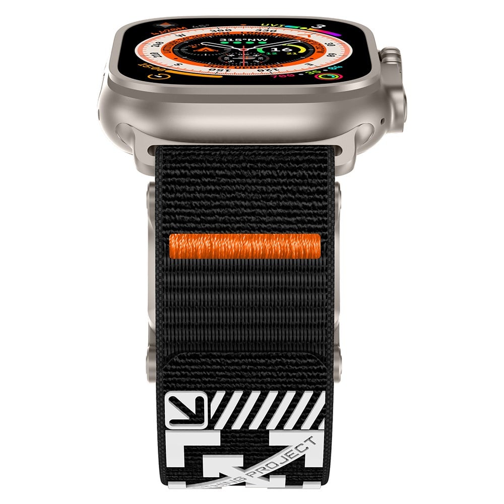 Apple Watch 10 46mm Zore KRD-154 Naylon Kumaş Hasır Örgülü Kordon