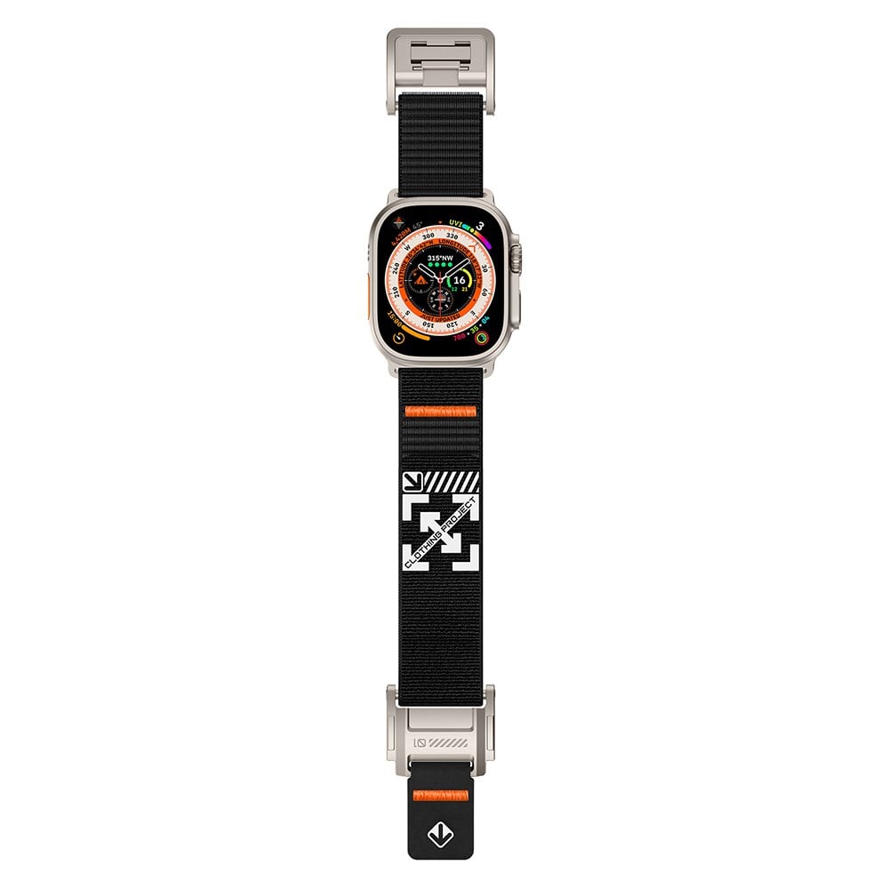 Apple Watch 7 45mm Zore KRD-154 Naylon Kumaş Hasır Örgülü Kordon