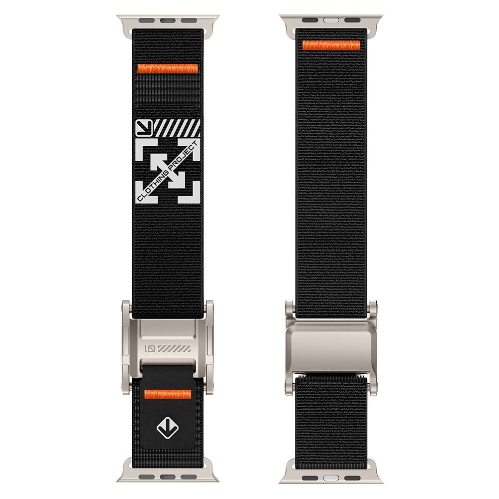Apple Watch 7 45mm Zore KRD-154 Naylon Kumaş Hasır Örgülü Kordon