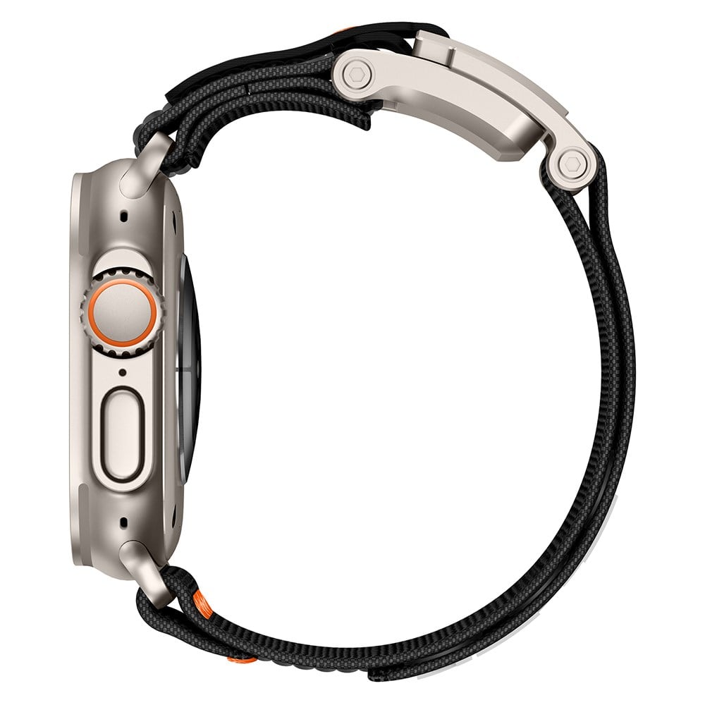 Apple Watch 7 45mm Zore KRD-154 Naylon Kumaş Hasır Örgülü Kordon