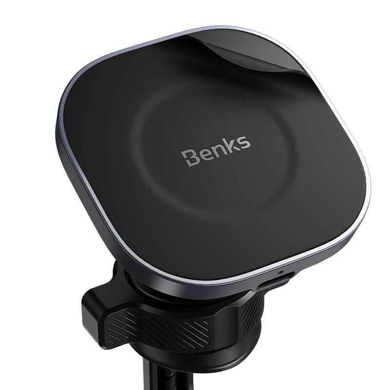 Benks CZ02 Pro Wireless Şarjlı Araç Telefon Tutucu