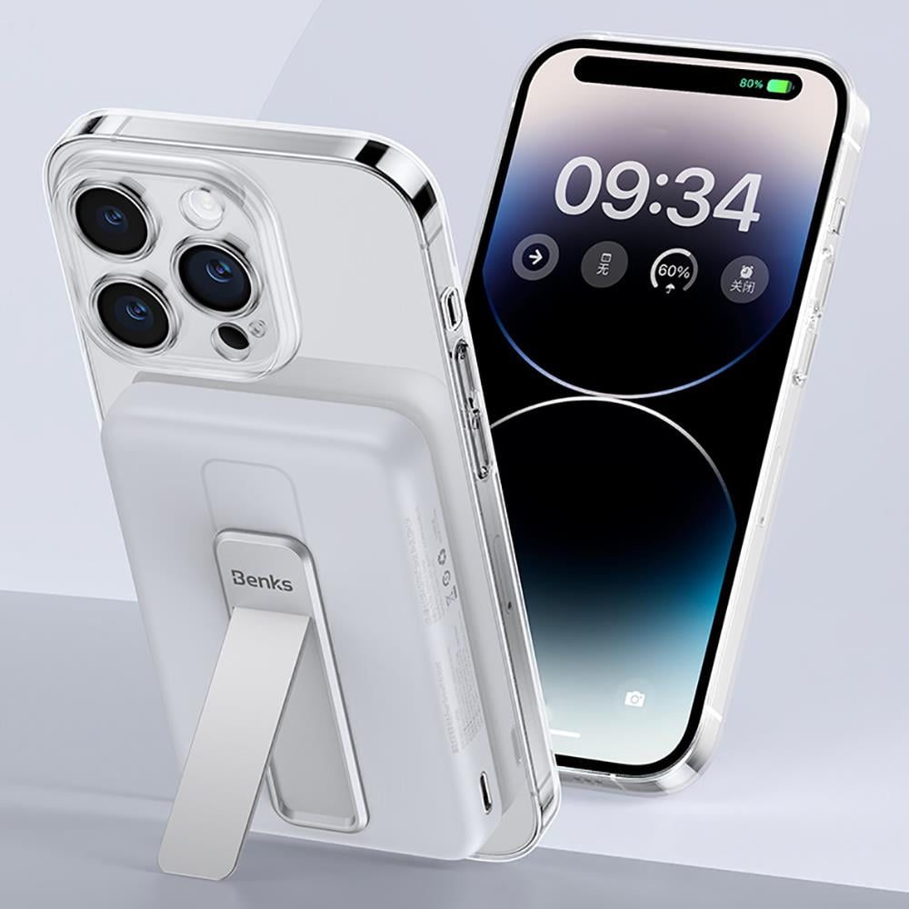 Benks MP08 M-safe Magnetik Standlı İnce Tasarımlı Powerbank 10000mAh