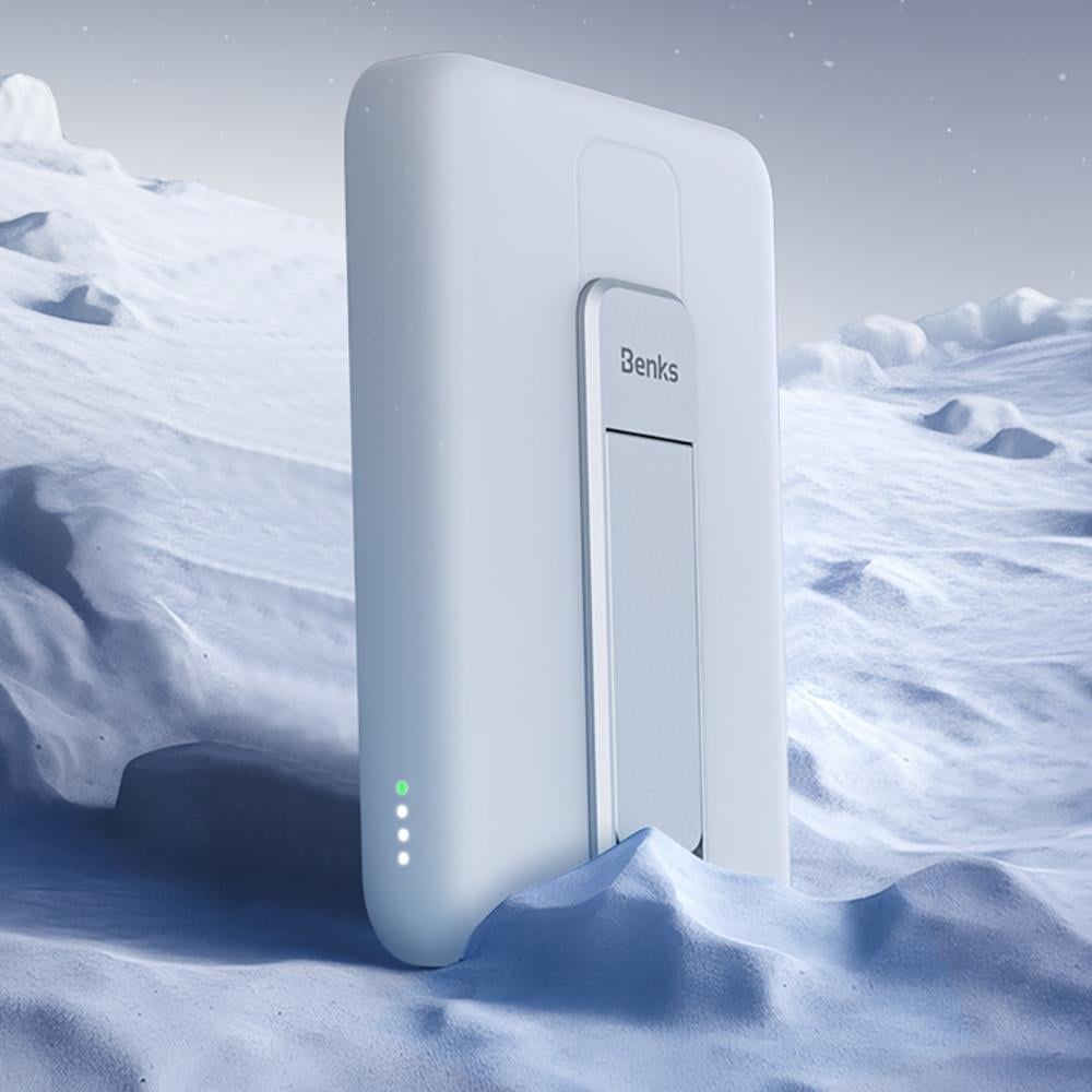 Benks MP08 M-safe Magnetik Standlı İnce Tasarımlı Powerbank 10000mAh