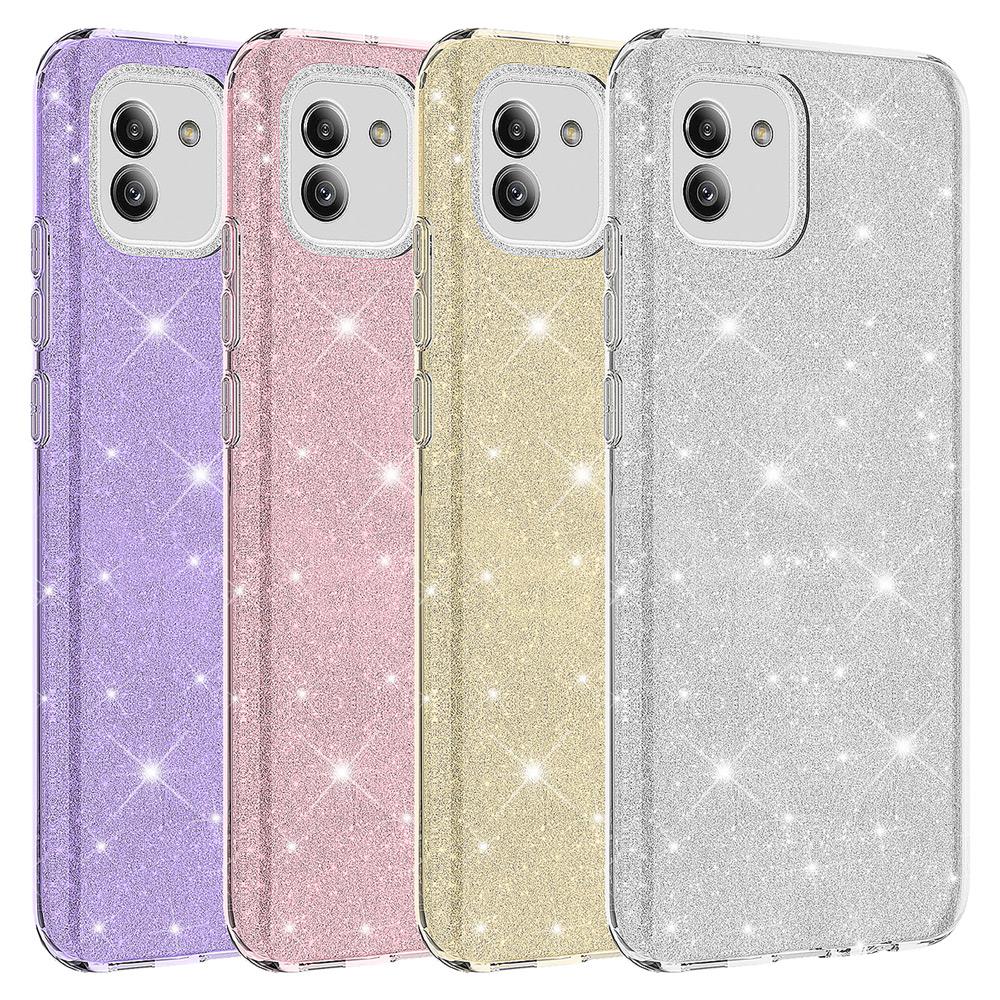 Galaxy A03 Kılıf Zore Shining Silikon
