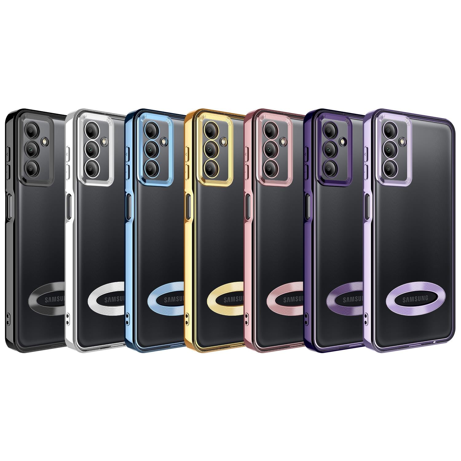 Galaxy A04S Kılıf Kamera Korumalı Logo Gösteren Zore Omega Kapak