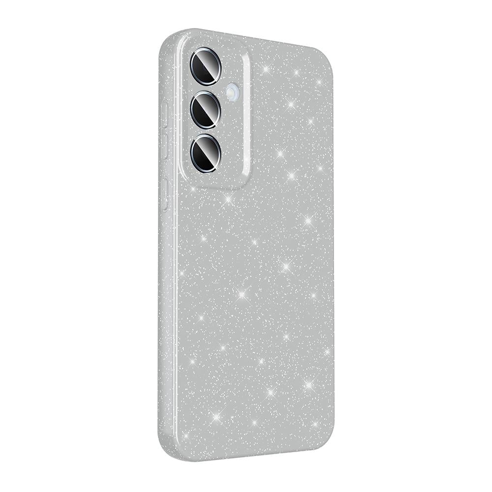 Galaxy A15 Kılıf Kamera Korumalı Simli Lüks Zore Koton Kapak