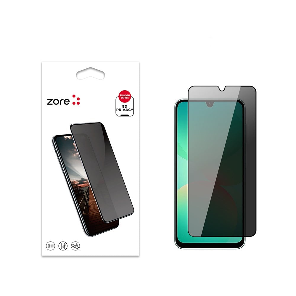 Galaxy A26 Zore New 5D Privacy Temperli Ekran Koruyucu
