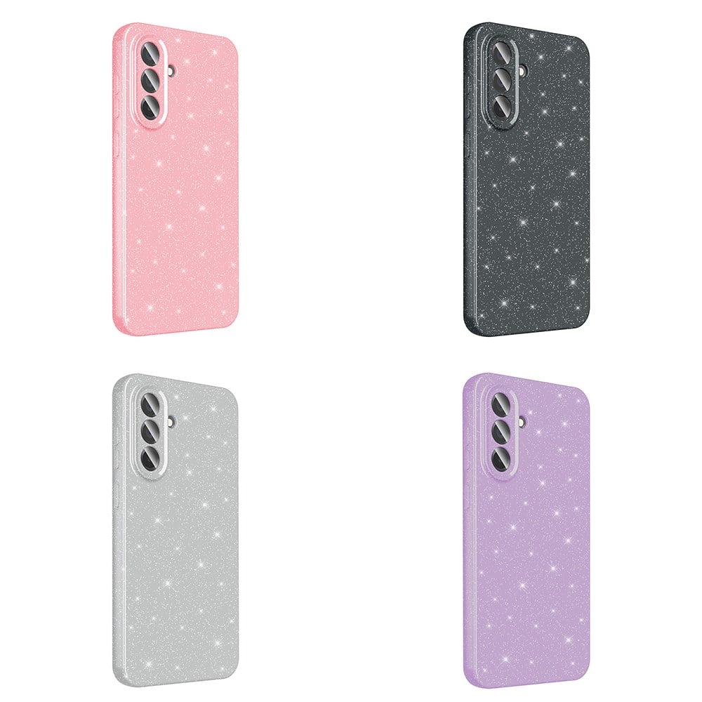 Galaxy A56 Kılıf Kamera Korumalı Simli Lüks Zore Koton Kapak