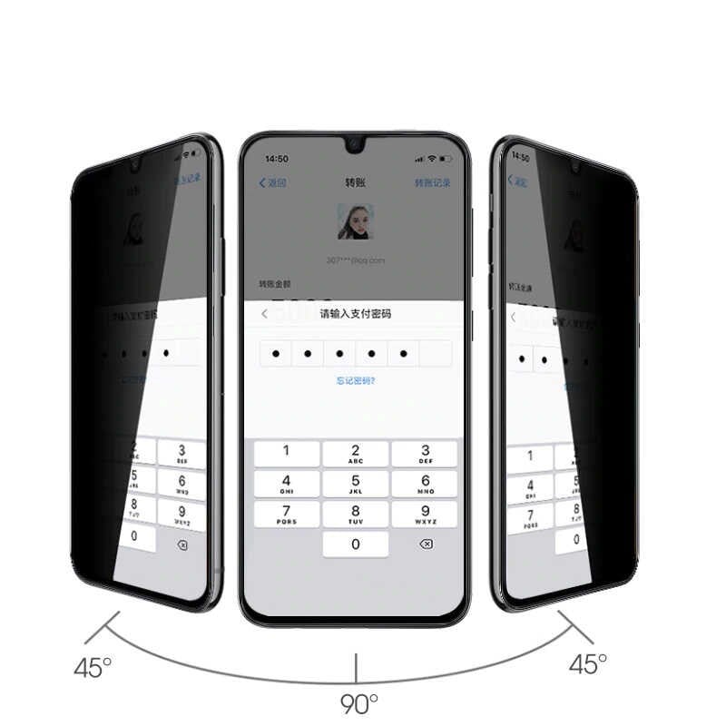 Galaxy A56 Zore New 5D Privacy Temperli Ekran Koruyucu