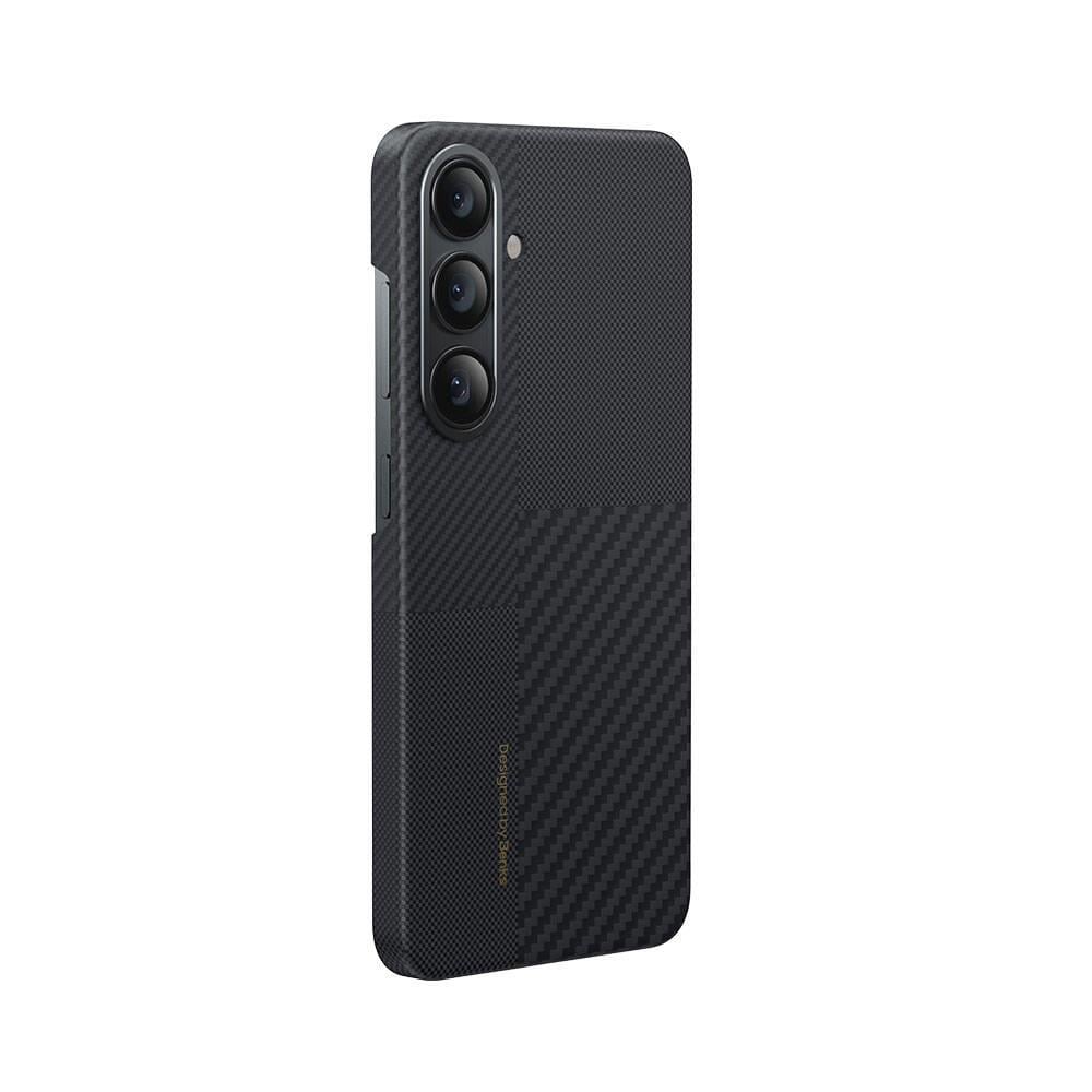 Galaxy S24 Kılıf M-safe Şarj Özellikli Karbon Fiber Benks Montage ArmorAir Kevlar Kapak