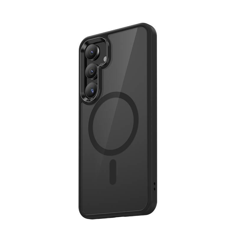 Galaxy S24 Kılıf M-safe Şarj Özellikli Şeffaf Arka Yüzey Benks MagClap TPU Çerçeve Kapak