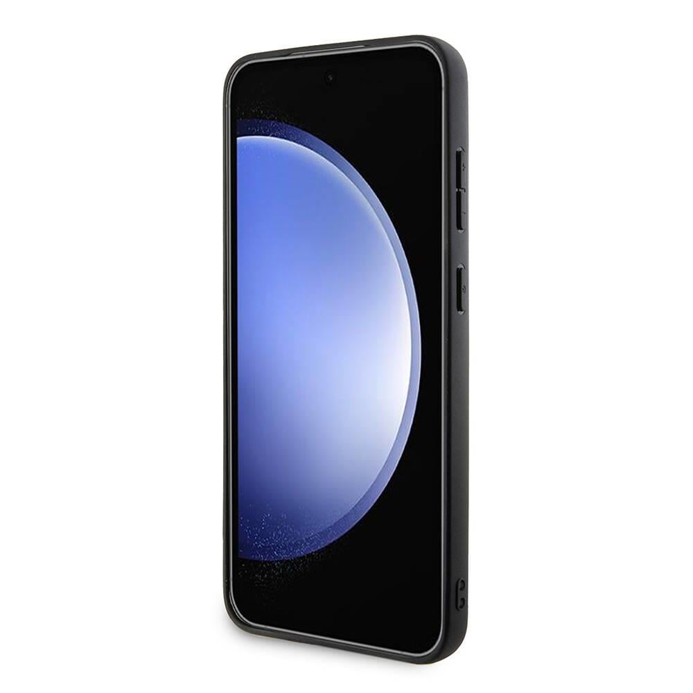 Galaxy S24 Plus Kılıf BMW Orjinal Lisanslı M-safe Şarj Özellikli Yarım Dokulu Circle Leather Kapak
