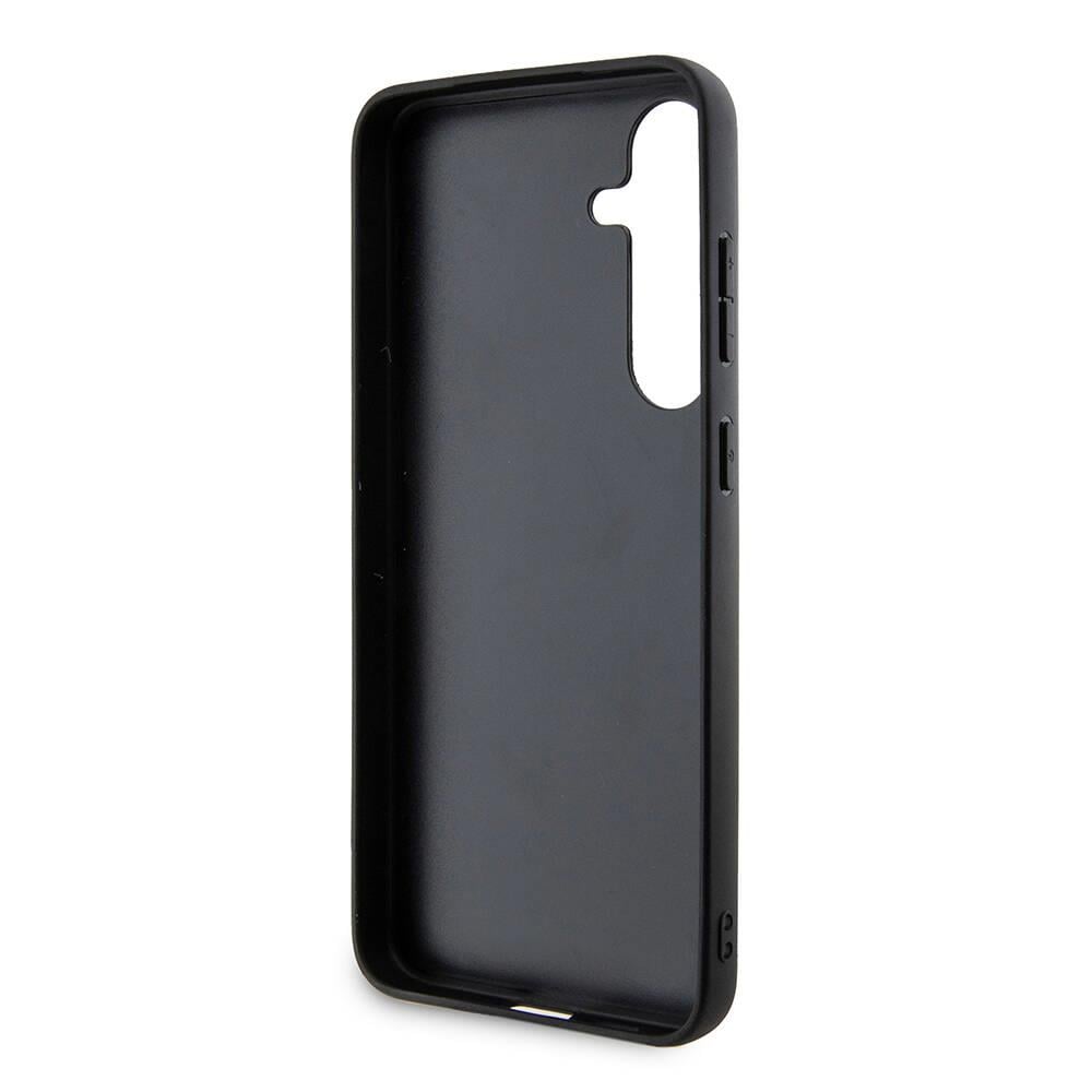 Galaxy S24 Plus Kılıf BMW Orjinal Lisanslı M-safe Şarj Özellikli Yarım Dokulu Circle Leather Kapak