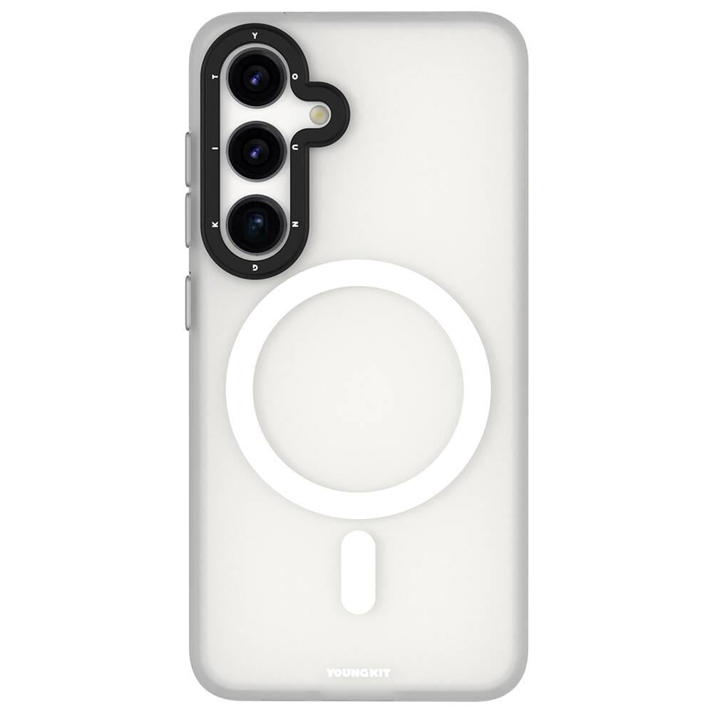 Galaxy S24 Plus Kılıf M-safe Şarj Özellikli Youngkit Hidden Sand Serisi Kapak
