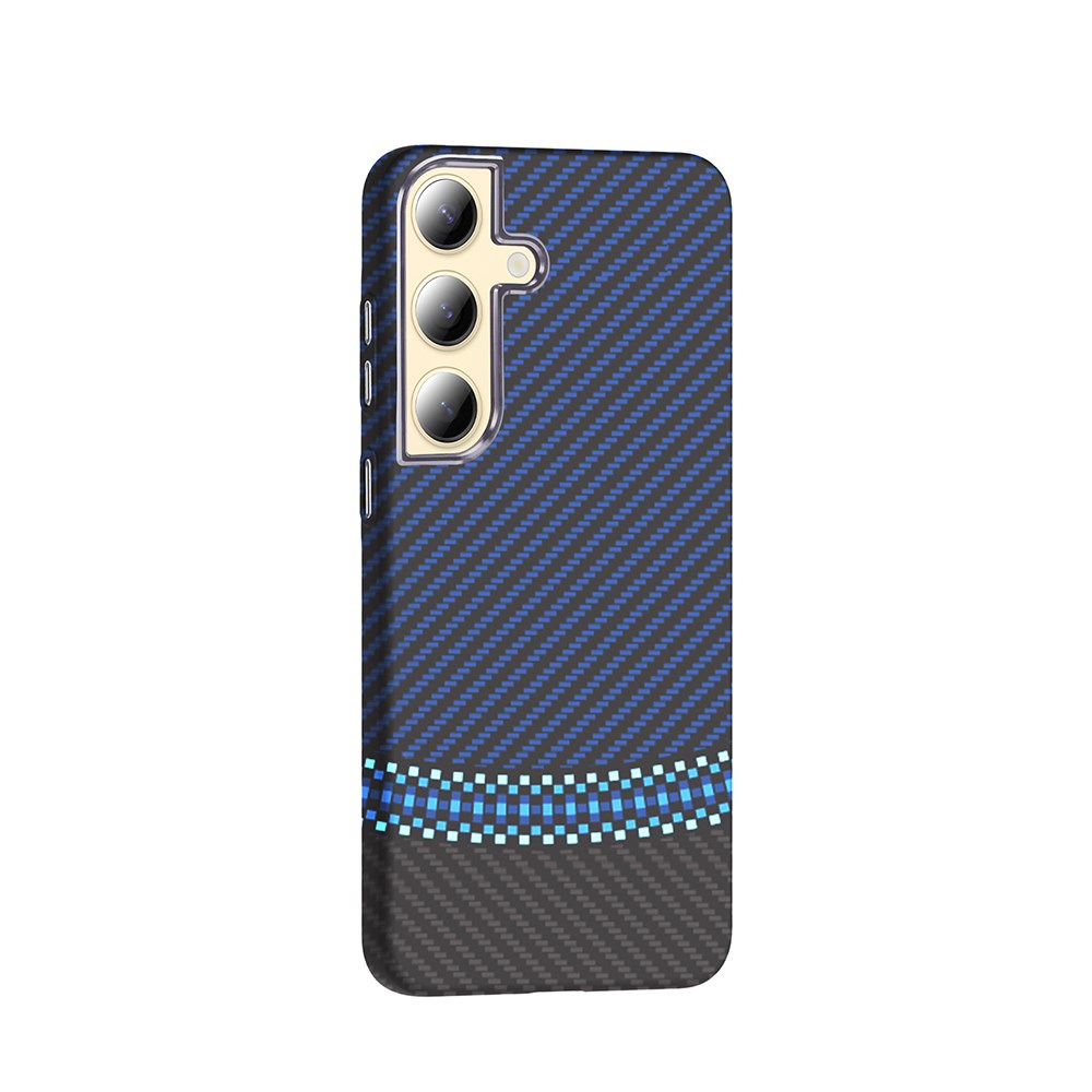 Galaxy S24 Plus Kılıf M-safe Şarj Özellikli Karbon Fiber Görünümlü Zore Gros Kapak