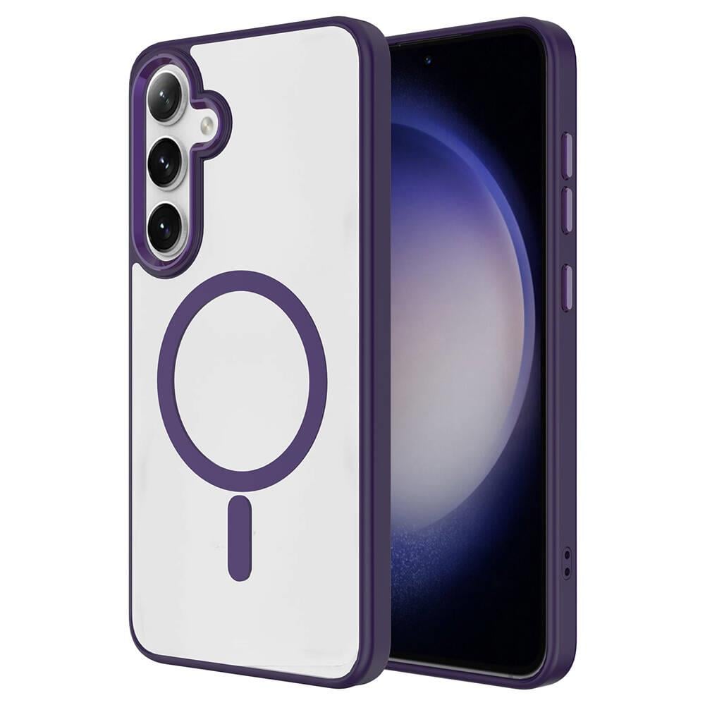 Galaxy S24 Plus Kılıf M-safe Şarj Özellikli Benks Standlı Mist Protective Kapak