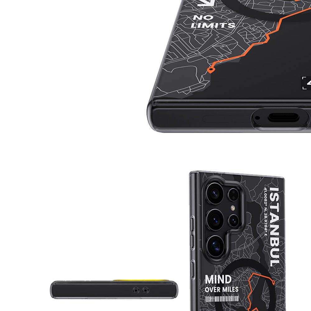 Galaxy S24 Ultra Kılıf M-safe Şarj Özellikli Benks City Serisi Kapak