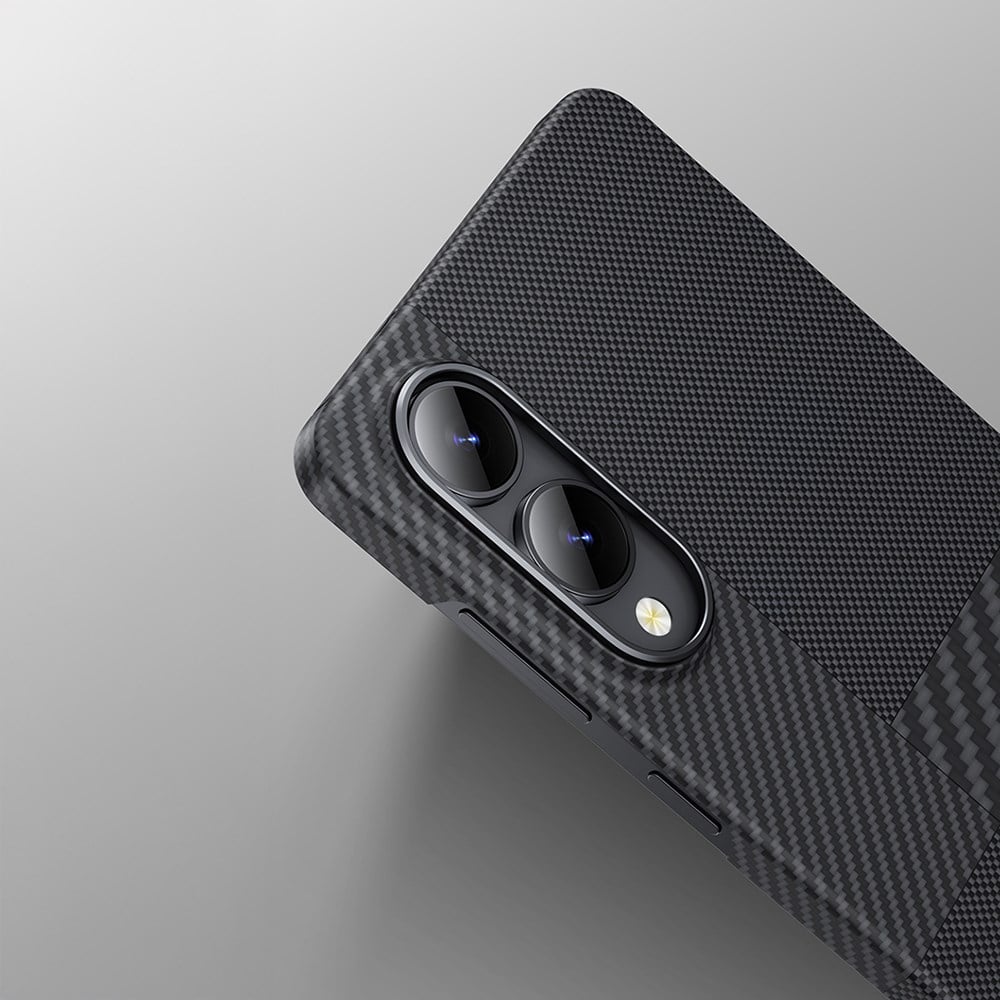 Galaxy S25 Edge Kılıf M-safe Şarj Özellikli Karbon Fiber Benks Montage ArmorAir Kevlar Kapak